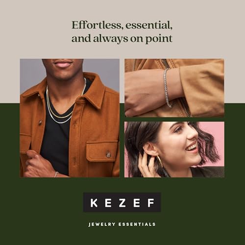 KEZEF Sterling Silver Stud Earrings for Women & Men - 4-Prong Setting Cubic Zirconia Earrings Studs - Premium CZ S925 Hypoallergenic - Available in 14K White and Yellow Gold, Rose Gold - 3mm to 9mm - color: 14K White Gold, size: 3mm - Tiny