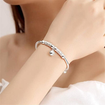 925 Sterling Silver Bracelet Plated Cuff Bangle Bracelet Fashionable Multi-layer Cross Wire Bangle Bracelet Open Adjustable Wide Cuff Bracelet for Teen Girls Fashion Jewelry - color: 02
