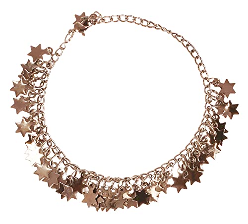 Touchstone Indian anklets for women gold silver payal set jewelry simple jhanjar bollywood handcrafted pretty stylish designer paazeb - style: D001 Silver