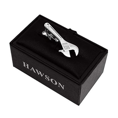 HAWSON 2 inch Tie Clip for Men-Novelty Sport Necktie Bar Clip,Tie Pin,Special Interesting Gift for Men - style: Monkey Wrench