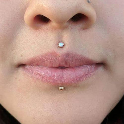 16G Lip Labret Medusa Rings Studs Internally Threaded 316L Surgical Steel Snake Bite Lip Rings Flat Back Catilage Tragus Helix Daith Earrings Piercings Jewelry for Women Men 8mm - color: 16G-6mm Bars