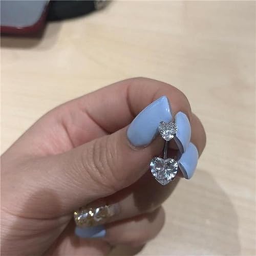 Briana Williams Belly Button Ring Belly Rings Belly Button Piercing Gold Belly Button Ring for Women Clicker Belly Ring Belly Piercing Stainless Steel 14g 10mm Blley Navel Rings Piercing Jewelry - color: A1 -10pcs
