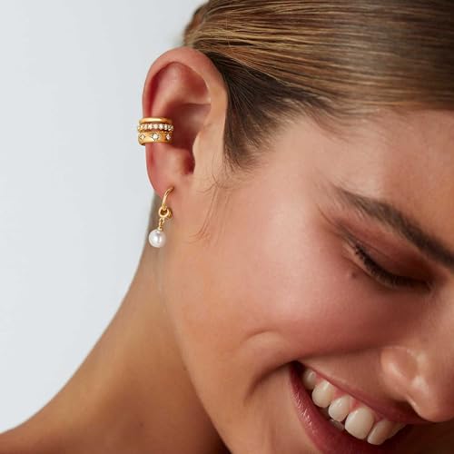 BENEIGE Ear Cuff Non Piercing 14K Gold Plated Ear Cuff Earrings for Women Clip On Cartilage Earring Jewelry for Women - style: Flat Star