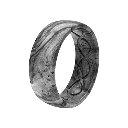 Groove Life Nomad Silicone Ring Breathable Rubber Wedding Rings for Men, Lifetime Coverage, Unique Design, Comfort Fit Ring - color: Relic