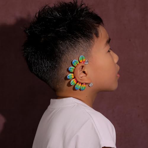 Wellike Gold Ear Cuffs For Women Non Piercing Single Clip On Earrings 18k Gold/Silver Plated Handmade Cuff Earrings Hypoallergenic Waterdrop Cowrie Shell Jewelry - color: KKWE582-S