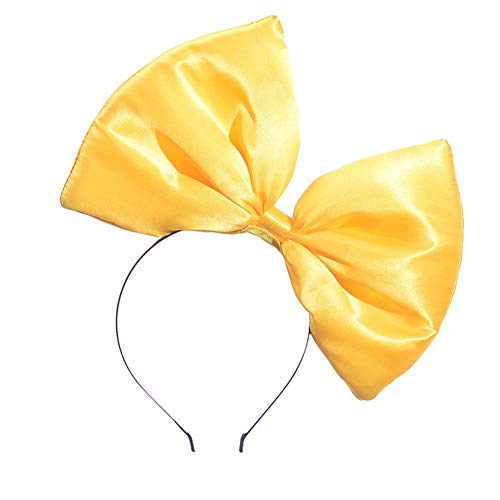 ZTL Women Huge Bow Headband Hairband Hair Hoop Accessories Party Props - color: Yellow