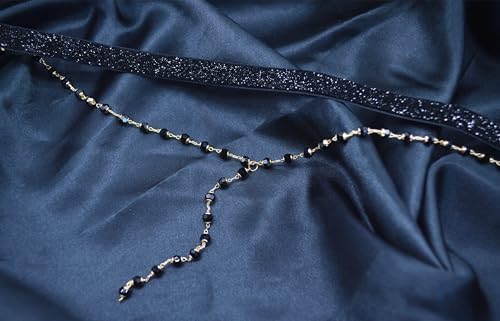 MOMOCAT Lace Choker Necklace for Women Bridal 90s Gothic Tatoo Choker Collar Kawaii Chocker Necklace Flower Ribbon Lolita Accessories - color: black and gold