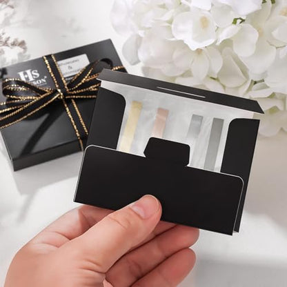 HAWSON 2 inch Tie Clips for Men-Skinny Tie Bar Personalized Letter Tie Clip Set for Wedding Anniversary Business and Best Gift for Him - color: Matte-A