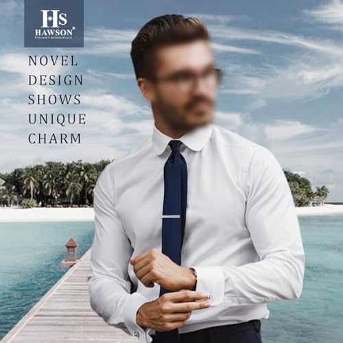 HAWSON Various Tie Clips for Men Unique, Funny Novelty Mens Tie Bar, Personalized Tie Pins for Men, Theme Wedding Party Gifts - style: Cat Dog Paw