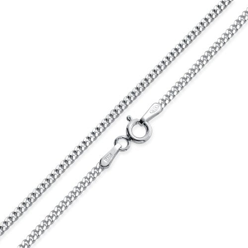 Bling Jewelry Strong Cable Rope Chain Anklet Strand Ankle Bracelet Yellow Gold Plated .925 Sterling Silver - color: Silver Tone