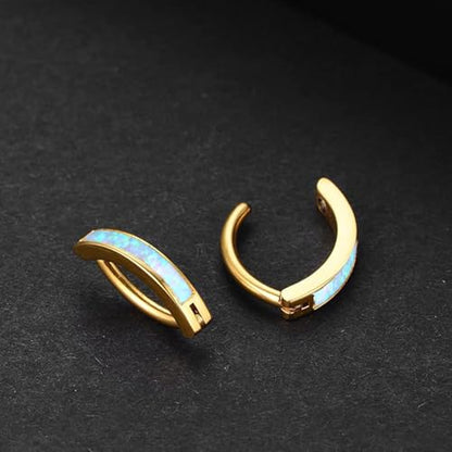 Clicker Belly Button Ring Hoop Belly Button Ring 14G Navel Ring | Surgical stainless steel hinged belly button ring for belly button piercing, navel body jewelry for women and men - color: COP-Gold