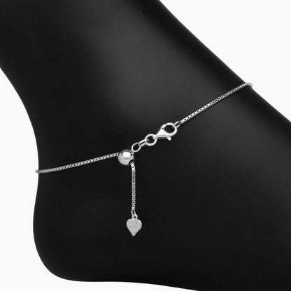 LeCalla 925 Sterling Silver Adjustable Anklets for Women | Women's Anklet Bracelets Foot Jewelry | Chain Link Anklets Silver Jewelry | Summer Beach Jewelry for Wife Girlfriend Her - color: Star Charm Bolo