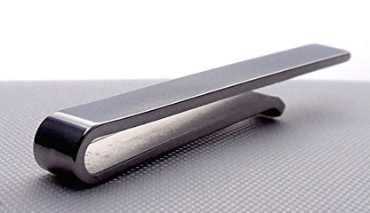 Ivy Design Tie Clip/Bar, Stainless Steel Silver Tone
