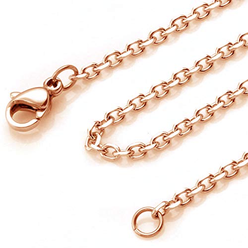 BG247 Stainless Steel 30mm Glass Floating Memory Living Locket Circle Necklace