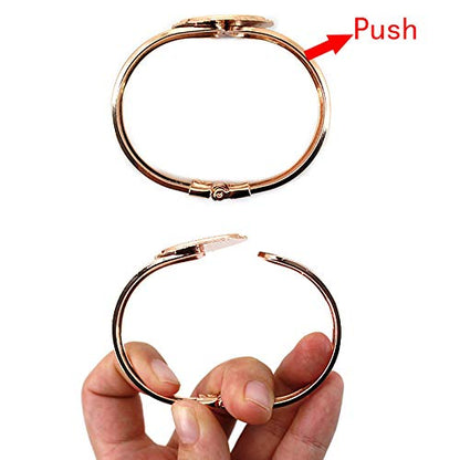 Minache Gold Silver Oval Bezel Tray Cuff Bangles Bracelets for Women,20mm Blank Cuff Style Bracelet Trays for Bracelet DIY Making - color: Steel color