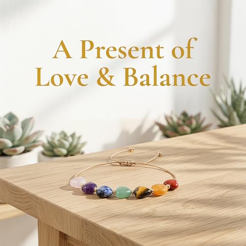 Heart Crystal Bracelet,Natural Gemstone Healing Bead Bracelet | Handmade Jewelry Gifts for Women Men,Graduation Gift for Her - color: S Love Bracelet