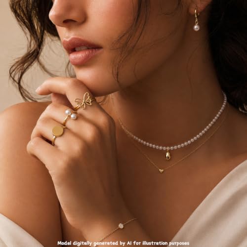68-80 Pcs Jewelry Sets for Women, Gold Silver Bulk Jewelry Set with Rings Earrings Necklaces Bracelets, Hypoallergenic Fashion Jewelry Sets for Women Wedding Birthday Gifts - color: Gold 1