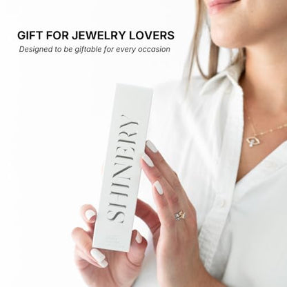 Shinery Jewelry Wash - Jewelry Cleaner Hand Wash Solution, Plant-Based Ring Cleaner Safe All Metals Stones, No Removing Jewelry, Made in the USA - 2 Pack
