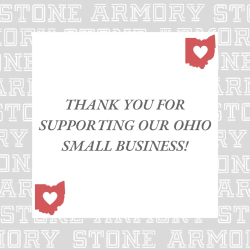Ohio State Buckeyes Gifts Women - Dainty Block O Stud Earring and Necklace Set - Hypoallergenic Stainless Steel Jewelry for Women - Buckeye Jewelry and Ohio State Gifts