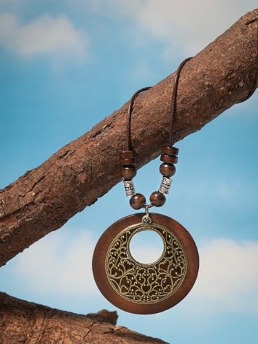 MINACHI Vintage Statement Necklaces for Women, Long Pendant Necklaces, Boho Jewelry for Women - style: Necklace 08-0003