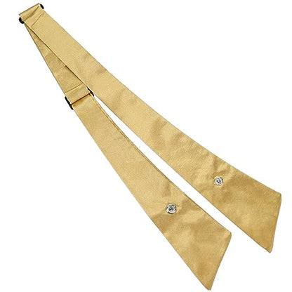 tiemart Crossover Tie - color: Pale Gold