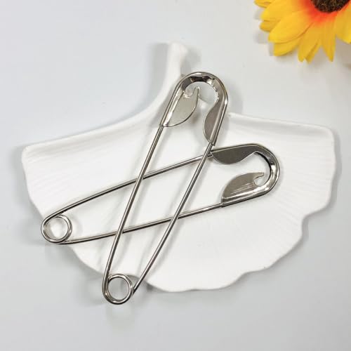 Metal Hair Pins, Funny Pin Shape Design Hair Stick Pin, French Style Hair Stick Clips, Silver, 2-Pack, for Vintage Hairstyle Accessories