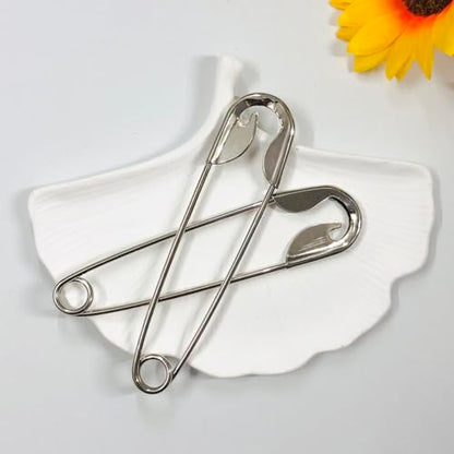 Metal Hair Pins, Funny Pin Shape Design Hair Stick Pin, French Style Hair Stick Clips, Silver, 2-Pack, for Vintage Hairstyle Accessories
