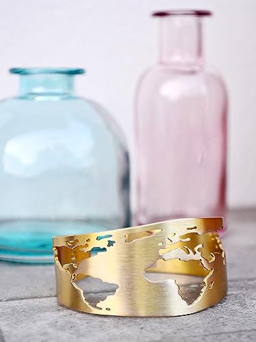 World Map Bracelet, Travel Bracelet, Cuff Bracelet, Globe Bracelet, Traveler Gift