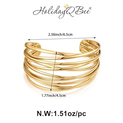Gold Cuff Bracelets For Women Line Bangle Open Cuff Bracelet Fashion Wrist Adjustable Bracelet - style: SZ21053A
