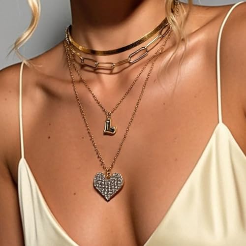 KOSMOS-LI 60 PCS Gold Plated Jewelry Sets with Costume Necklaces, Bracelets, Earrings, Knuckle Rings for Women - color: JJ140Kgold