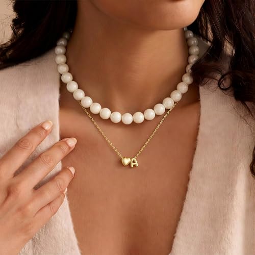 Chunky Beaded Necklace for Women, Colorful Trendy Statement Summer Jewelry Gift - color: necklace-3