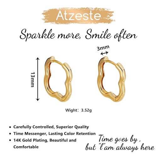 Shiny Gold Butterfly Earrings for Women | 14K Real Gold Plated Butterfly Earrings for Women, Dainty & Trendy Butterfly Stud Earrings for Fashion Jewelry Gifts - color: AZ41