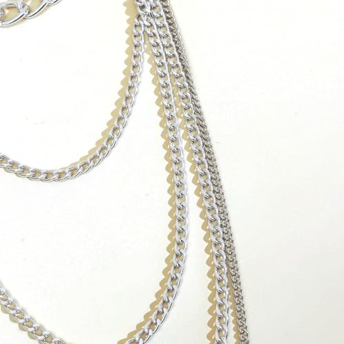 Sexy tassel body chain bra chain gold body jewelry bikini chain beach shoulder chain accessories carnival nightclub party gift (golden-3666) - style: silver-3666