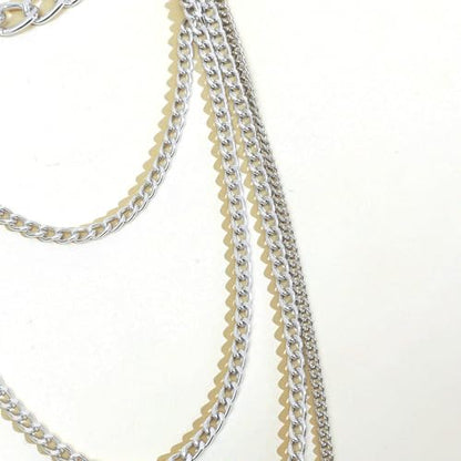 Sexy tassel body chain bra chain gold body jewelry bikini chain beach shoulder chain accessories carnival nightclub party gift (golden-3666) - style: silver-3666