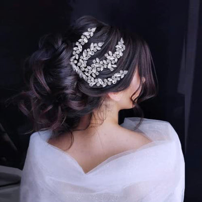 wedding headband bridal hair band rhinestone wedding hair for brides
