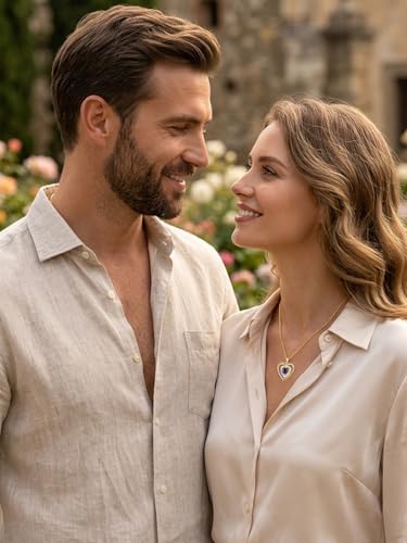 14K Gold I Love You to the Moon and Back Necklace for Women, Double Heart Birthstone Necklace, Moon Star Love Jewelry, Christmas Valentines Mothers Day Birthday Gifts for Wife Mom Girlfriend - color: 09-Sep Birthstone