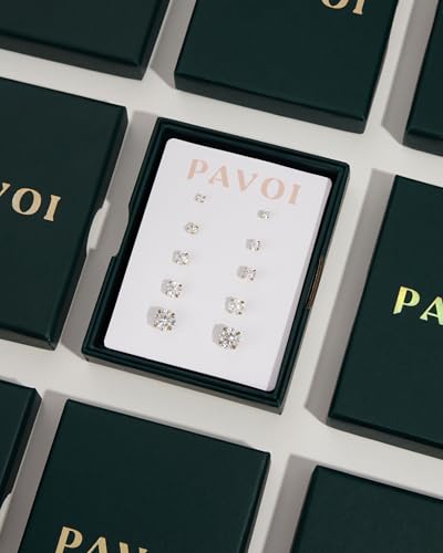 PAVOI Initial Necklace for Women, 14K Gold Plated Double Dog Tag CZ Pendant | Dainty Necklace, Letter Tag Necklace, Cubic Zirconia Pendant, Box Chain Necklace - style: - E