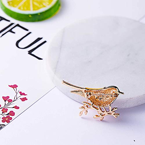 Fashion Cute Crystal Swallow Brooches Pin Bird Shape Corsage Jewelry (3PCS)