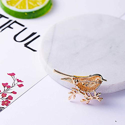 Fashion Cute Crystal Swallow Brooches Pin Bird Shape Corsage Jewelry (3PCS)