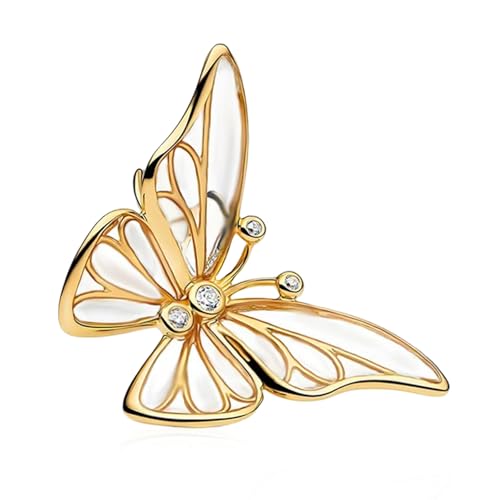 14K Gold Plated Silver Charms for Pandora, Women Heart Family Love Pet Animal Bead Dangle for Bracelets Necklace Jewelry Gift - color: B-Golden - Butterfly