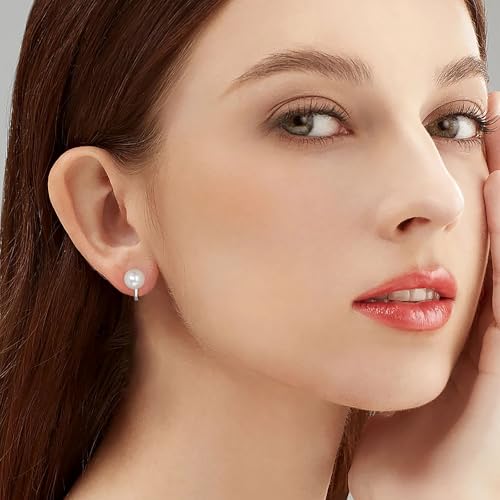 Cubic Zirconia Clip on Earrings - Women Hypoallergenic Comfortable Non Pierced Stud Earrings for Wedding and Dance Competitions, Clip-on Earrings Silver Gold - color: Silver