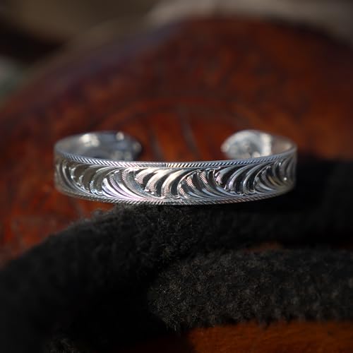 Montana Silversmiths Made in the USA Western Lifestyle Women's Cuff Bracelet - style: Olivia's Reins