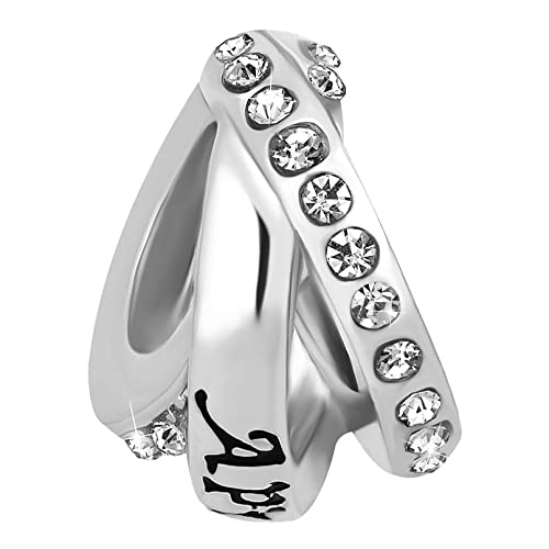 January-December Birthday Charm Compatible with Pandora Bracelets Birthstone Charms for Women Jewelry - style: 4