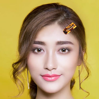3pcs Acrylic Hair Clips Set Creative Fashion Bobby Pins Barrettes Hair Accessories Easy to Carry for Women and Stylish Styling Tool