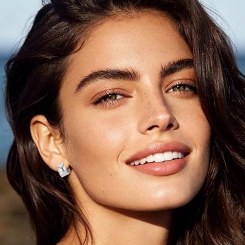 925 Sterling Silver Hoop Earrings for Women Chunky Small Huggie Earrings | Hypoallergenic Lightweight Huggy Earrings Crafted with 925 Sterling Silver Posts Fashion Jewelry Gifts - color: Silver