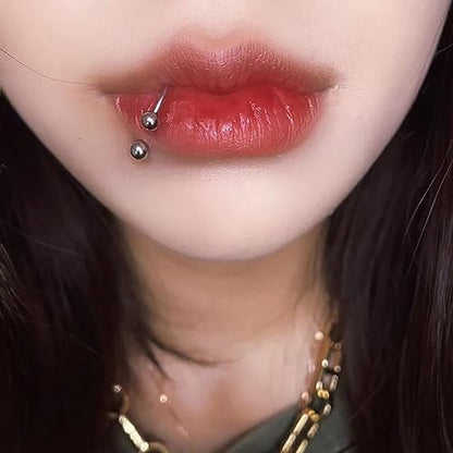 60 Pcs Body Piercing Kit Jewelry 16G Nose Rings Lip Studs Tongue Rings Stainless Steel Cartilage Earrings Tragus Eyebrow Industrial Barbell Belly Rings Body Piercing Jewelry Lot - color: 6mm