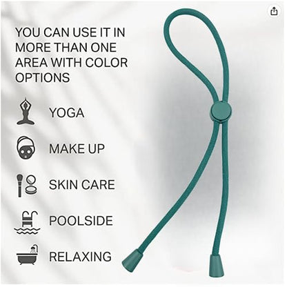 6 Pcs Adjustable Thick Hair Ties, Large Ponytail Holders for Natural Hair, Buns, Locs, Dreads, Curly & Afro Hair/Puffs - 3 Colors Hair Bracelet Bulk - color: Multicolor