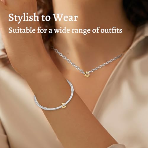 S925 A-Z Bead Charms,Initial Letter Alphabet, 14K Gold Plated, for Bracelet Necklace, Gift for Mothers Nurses Day Graduation Birthday Anniversary, for Girlfriend Family Friend, for Pandora - style: C