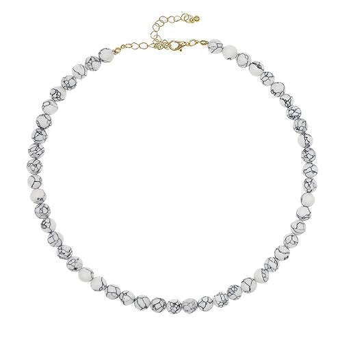 JNF Chunky Beaded Necklaces Women Large Big Ball Bead Choker Necklace Bold Statement Beads jewelry Gift - color: White