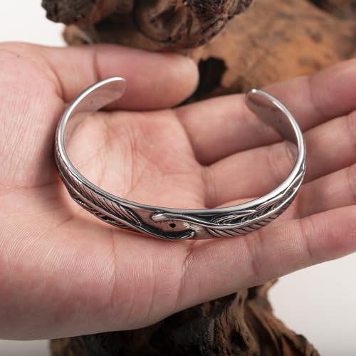 925 Sterling Silver Bracelet Plated Cuff Bangle Bracelet Fashionable Multi-layer Cross Wire Bangle Bracelet Open Adjustable Wide Cuff Bracelet for Teen Girls Fashion Jewelry - color: W-silver21